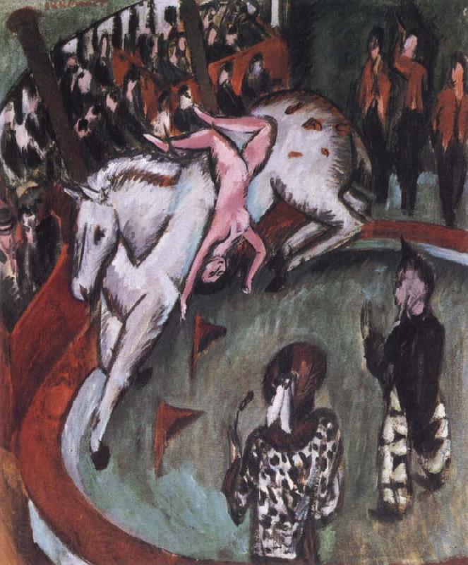 Ernst Ludwig Kirchner German,Circur Rider France oil painting art